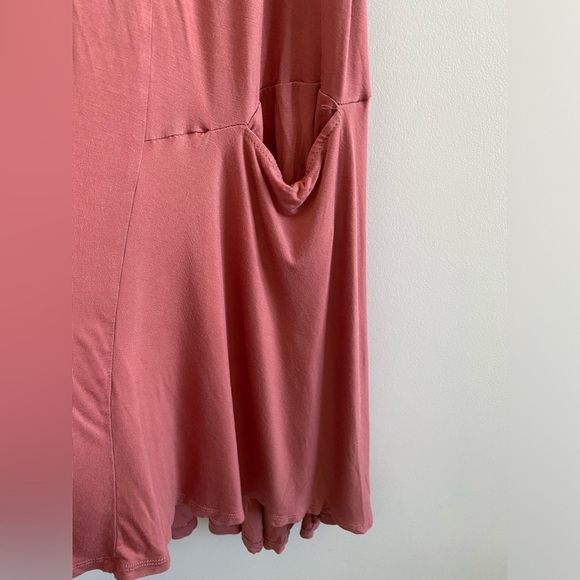 Agnes & Dora Mauve Sleeveless Cascade Vest Duster Lagenlook Cardigan Size Large - Picture 4 of 11